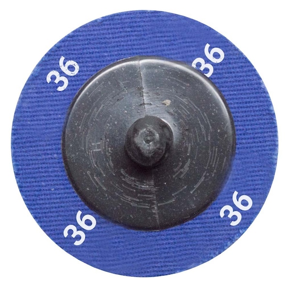 2 36 Grit Ceramic Cloth Reinforced Quick Change Style Disc